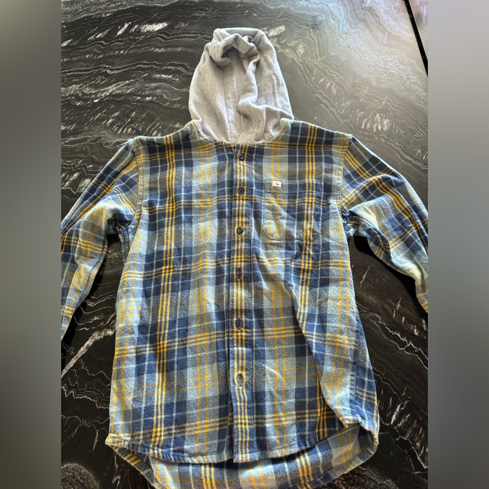 Quicksilver boys flannel jacket